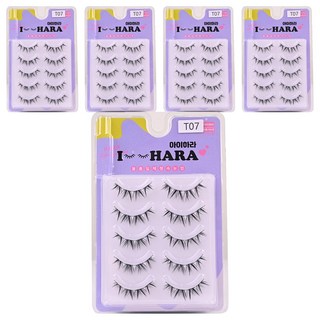 IHara Petit Up睫毛 2入*5組 T07, 黑色, 5組