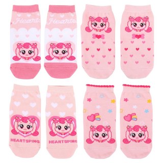 프리미에팜 여아용 캐치! 티니핑 하츄핑 단목 양말 4종 세트