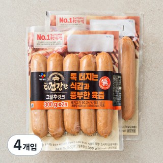 더건강한 그릴후랑크, 300g, 4개입