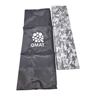 QMAT 折疊瑜珈墊, 4mm厚-灰迷彩, 4mm*60*180cm, 1個
