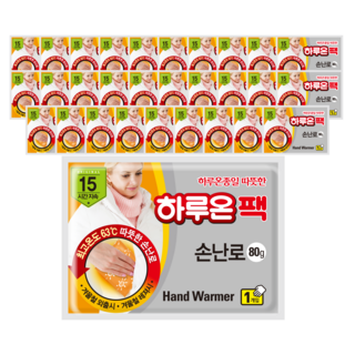 하루온 팩 손난로 80g, 30개 핫팩