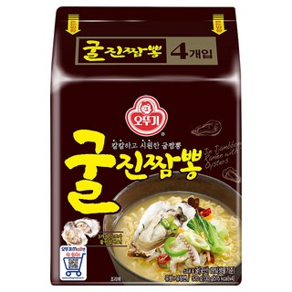 오뚜기 굴진짬뽕 130g x 4개 세트 오뚜기카레라면 오뚜기 굴진짬뽕 130g x 4개 세트 오뚜기카레라면
