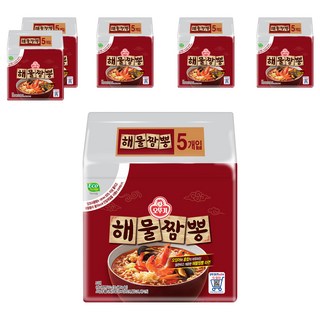 오뚜기 해물짬뽕 120g, 30개 대표 이미지 - 짬뽕라면 추천