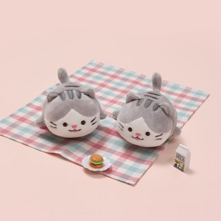 모찌타운 꾹꾹이 스퀴시 스트레스볼 봉제인형, 6cm, 고등어, 1개