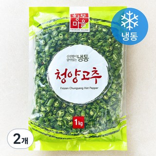 황보마을 청양고추 (냉동), 2개, 1kg