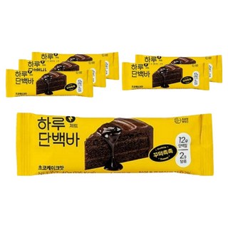 프로틴방앗간 하루단백질바 제트 초코케이크맛, 40g, 6개