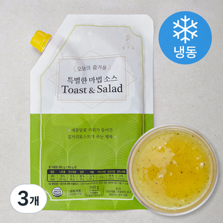 오늘의즐거움 특별한 마법소스 (냉동), 500g, 1개입, 3개