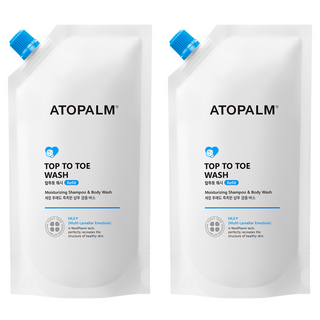 아토팜 탑투토 워시 리필형, 400ml, 2개