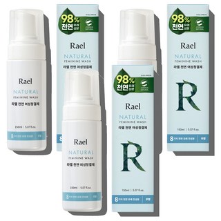 Rael 여성 청결제, 150ml, 3개