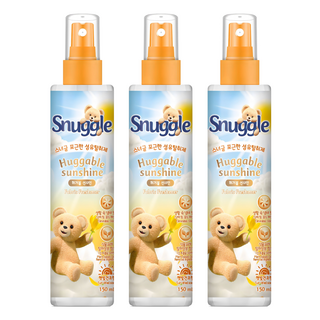 스너글 섬유탈취제 허거블 선샤인 본품, 150ml, 3개