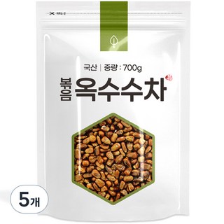 자연초 볶음옥수수차, 700g, 1개입, 5개