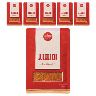 이엔푸드 시찌미, 240g, 6개