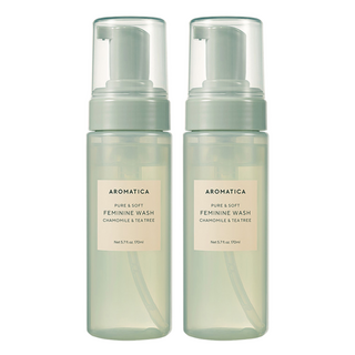 아로마티카 퓨어 앤 소프트 캐모마일 앤 티트리 여성청결제, 170ml, 2개