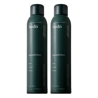 hedn 퍼퓸 스프레이 바디로션 스포틸그린향, 250ml, 2개