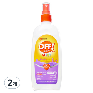 OFF 미스트액 모기기피제, 177ml, 2개