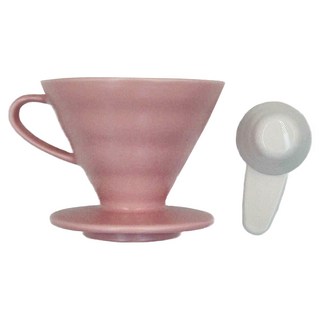 HARIO 好璃奧 V60 02彩虹磁石濾杯, VDC-02-MPI-EX 迷霧粉 1~4杯, 1盒