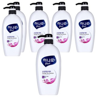 하나로 플러스 손상모발케어 샴푸린스겸용, 680ml, 6개