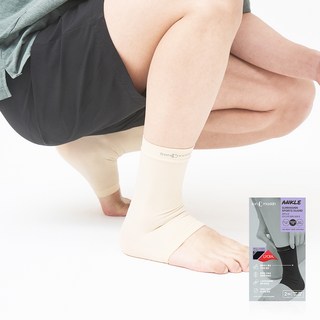 썬마스킨 라이크라 발목 보호대 2P, 1세트, 스킨