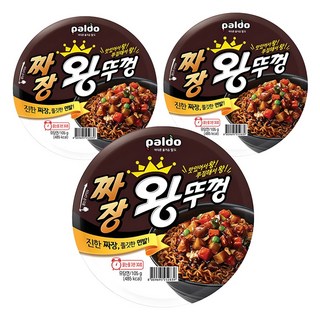 paldo 八道 炸醬杯麵 105g, 3入