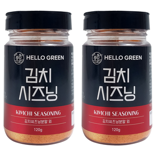 헬로우그린 김치 시즈닝 분말, 2개, 120g