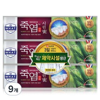 죽염 시린고 치약, 120g, 9개