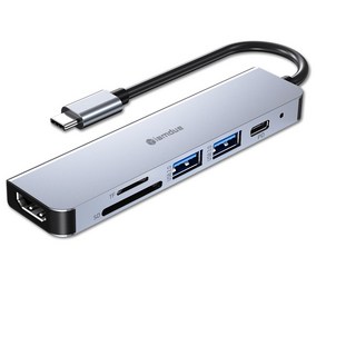 아이엠듀 6in1 USB C타입 허브 사용 모습