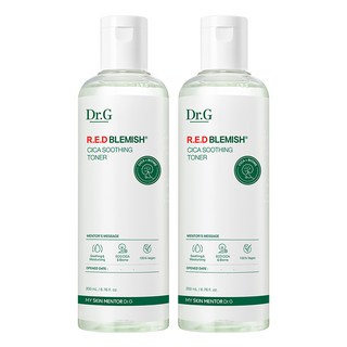 Dr.G 積雪草舒緩化妝水, CICA舒緩爽膚水, ECO CICA & BIOME, 100%純素, 200毫升, 200ml, 2瓶