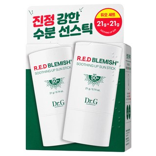 닥터지 레드 블레미쉬 수딩 업 선스틱 듀오 2p SPF50 PA++++ 42g 1개 상품 이미지