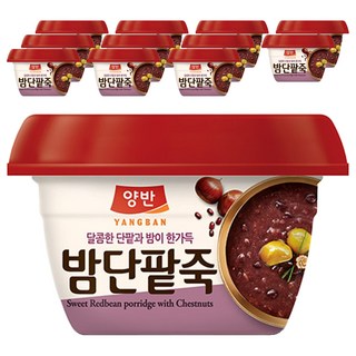 동원 양반 밤단팥죽, 285g, 12개