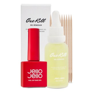 젤로젤로 필오프베이스젤 + 전용 원킬리무버 세트 30ml 1세트 상품 이미지