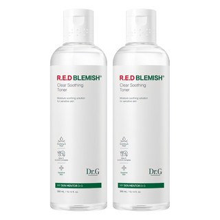 닥터지 레드 블레미쉬 클리어 수딩 토너, 300ml, 2개