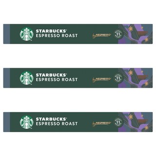 네스프레소 스타벅스 에스프레소 로스트 캡슐커피, 5.7g, 10개입, 3개