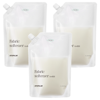 아토팜 섬유유연제 프리지아코튼향 리필, 1000ml, 3개