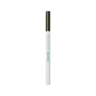 INNISFREE 妝自然眉筆, 扁平式筆頭, 輕鬆勾勒流暢眉型, 適合中調棕色髮, 6號 棕, 1支