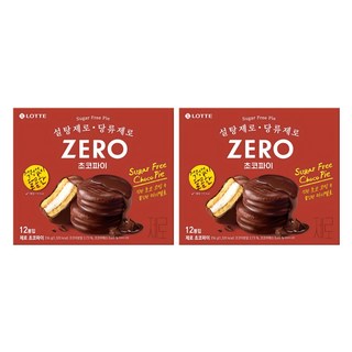 롯데제로 초코파이, 336g, 2개