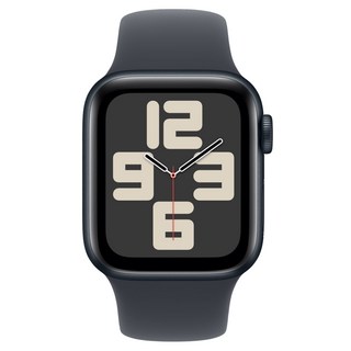 Apple Watch SE 2 附S/M運動錶帶 原廠保固, 午夜色, 40mm, GPS