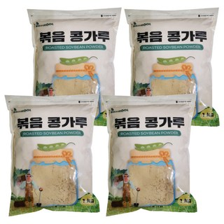한울식품 볶음 콩가루, 4개, 1kg