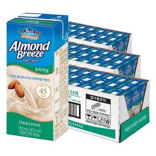 아몬드브리즈 오리지널, 190ml, 72개
