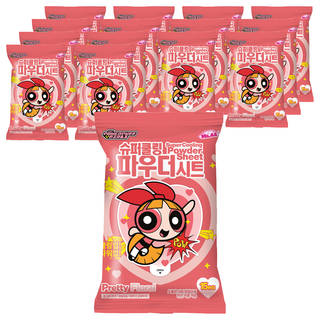미스사사 슈퍼 쿨링 파우더 시트 데오드란트 플로럴 15p, 87g, 15개