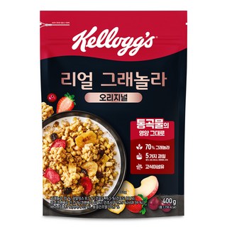 켈로그 리얼 그래놀라 오리지널 시리얼, 400g, 1개