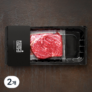 설화우 1등급 한우 채끝 스테이크용 (냉장), 200g, 2개