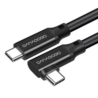 BARABOGO USB 3.2 Type-C 到 Type-C GEN2 4k 彎角高速電纜 20Gbps, 100cm, 1條