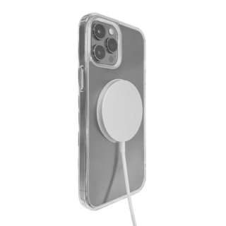 Timo MagSafe磁吸四角防摔手機保護殼, TPU材質, iPhone 12 Pro Max, 透明