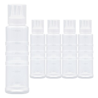 일상속반짝 국내생산 잘라쓰는 소스통 3구 뚜껑 포함, 600ml, 5개
