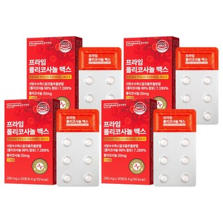 동국제약 프라임 폴리코사놀 맥스, 4개, 30정