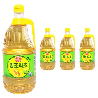 오뚜기 양조식초, 1.8L, 4개