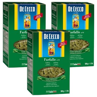 데체코 시금치 파팔레, 500g, 3개