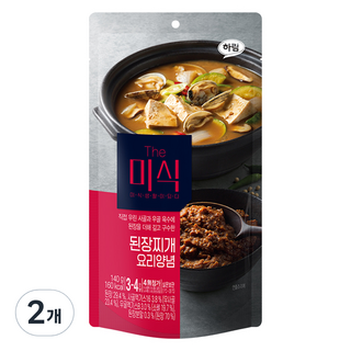 더미식 된장찌개 양념, 140g, 2개