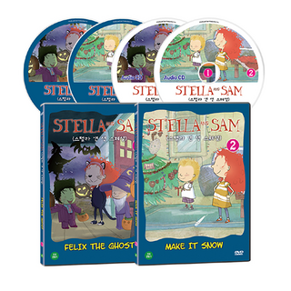 DVD Stella and Sam 스페셜 4종 세트 보고만 있어도 마음이 푸근해지는 남매 이야기 4CD 상품 이미지