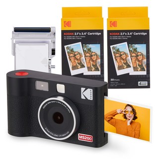 코닥 미니샷2 ERA 포토프린터 즉석카메라 MS200 + 카트리지 (MS200 블랙) 1세트 상품 이미지